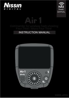 Nissin Air 1 manual. Camera Instructions.